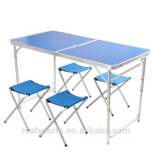 Niceway fashion trend foldable metal picnic table suitcase picnic table